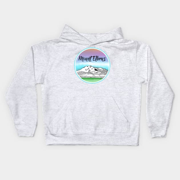 Mt. Elbrus Kids Hoodie by mailboxdisco